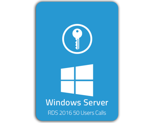 WINDOWS SERVER 2016 Remote Desktop 50 User CALs WINDOWS SERVER 2016 Remote Desktop 50 User CALs