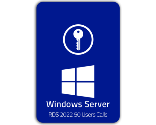 WINDOWS SERVER 2022 Remote Desktop 50 User CALs WINDOWS SERVER 2022 Remote Desktop 50 User CALs