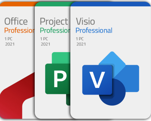 Office 2021 ProPlus + Project 2021 Pro + Visio 2021 Pro