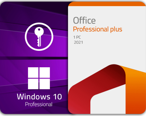 Windows 10 Pro + Office 2021 ProPlus Windows 10 Pro + Office 2021 ProPlus